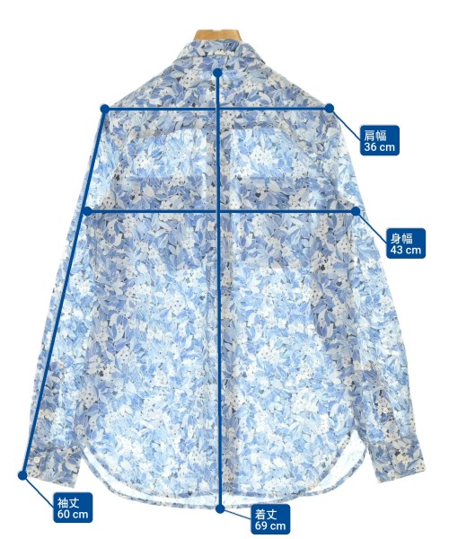 LAUREN Ralph Lauren（ローレンラルフローレン）ブラウス 青 サイズ:XS レディース/2200670641048