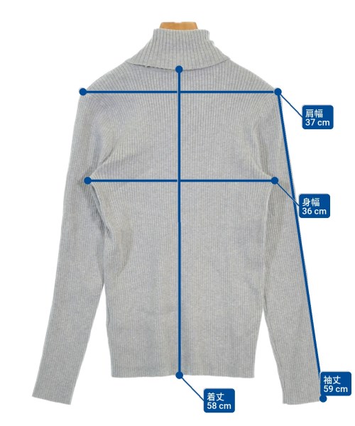 LAUREN Ralph Lauren（ローレンラルフローレン）ニット・セーター グレー サイズ:M レディース/2200676578058