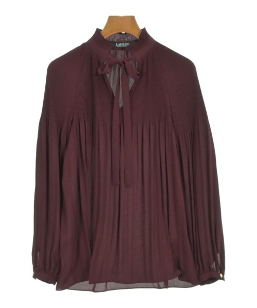 LAUREN Ralph Lauren(ローレンラルフローレン)ブラウス 赤 サイズ:XXS/2200675821100