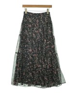 LAUREN Ralph Lauren（ローレンラルフローレン）ロング・マキシ丈スカート 黒 サイズ:00(XS位) レディース/2200675821117