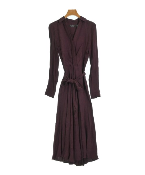 LAUREN Ralph Lauren(ローレンラルフローレン)ワンピース 赤 サイズ:2(M位)/2200676748062