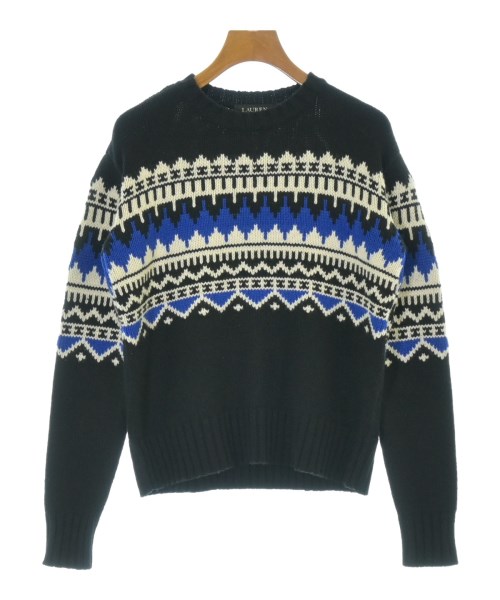 LAUREN Ralph Lauren(ローレンラルフローレン)ニット・セーター 黒 サイズ:XS/2200693616054