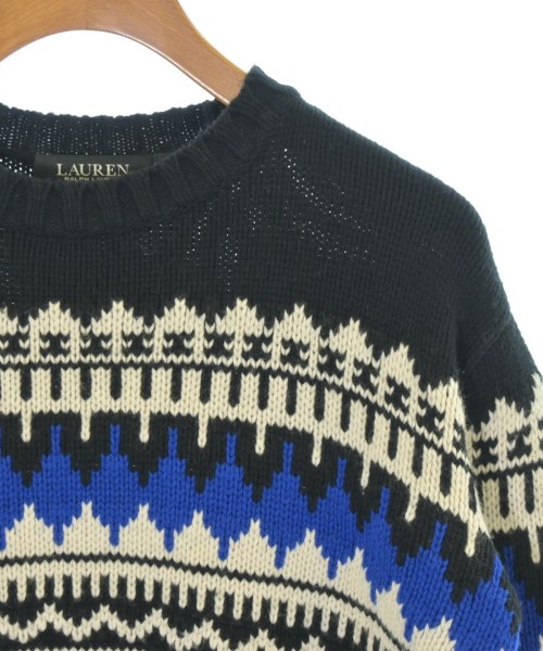 LAUREN Ralph Lauren（ローレンラルフローレン）ニット・セーター 黒 サイズ:XS レディース/2200693616054