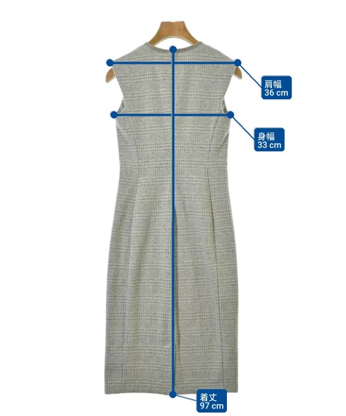 LAUREN Ralph Lauren（ローレンラルフローレン）ワンピース グレー サイズ:XXS レディース/2200694341016