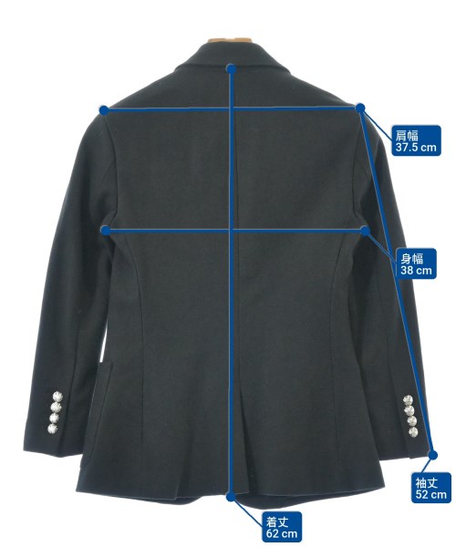 LAUREN Ralph Lauren（ローレンラルフローレン）ジャケット 黒 サイズ:XXS レディース/2200698232037