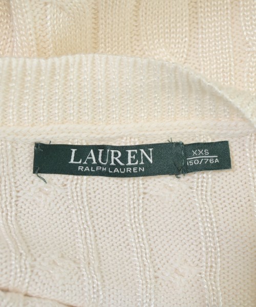LAUREN Ralph Lauren（ローレンラルフローレン）ニット・セーター 白 サイズ:XXS レディース/2200687745029