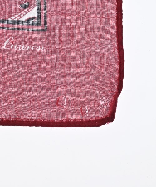 LAUREN Ralph Lauren（ローレンラルフローレン）バンダナ・スカーフ 赤 サイズ:- レディース/2200698155091