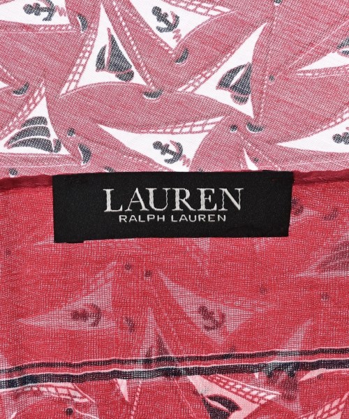 LAUREN Ralph Lauren（ローレンラルフローレン）バンダナ・スカーフ 赤 サイズ:- レディース/2200698155091