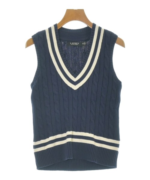 LAUREN Ralph Lauren(ローレンラルフローレン)ベスト 紺 サイズ:XS/2200655658016