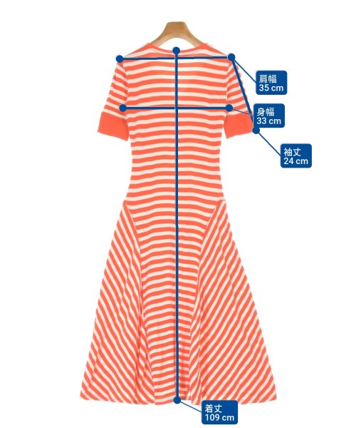 LAUREN Ralph Lauren（ローレンラルフローレン）ワンピース オレンジ サイズ:XS レディース/2200646604138