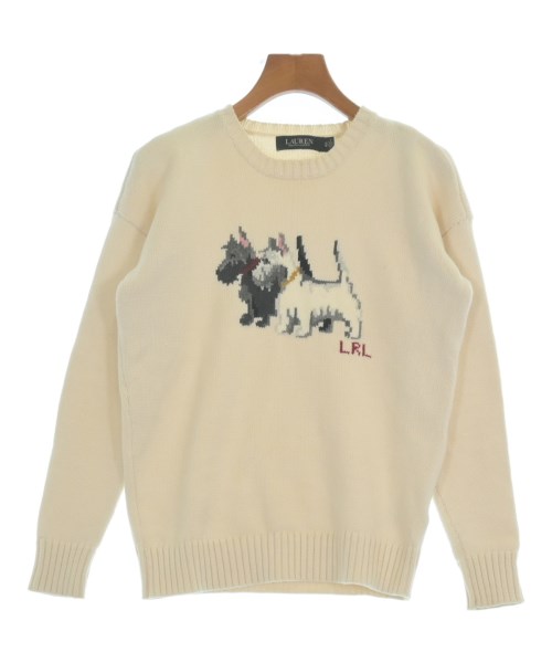 LAUREN Ralph Lauren(ローレンラルフローレン)ニット・セーター 白 サイズ:XS/2200658239052
