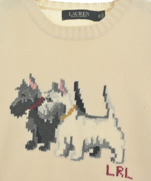 LAUREN Ralph Lauren（ローレンラルフローレン）ニット・セーター 白 サイズ:XS レディース/2200658239052