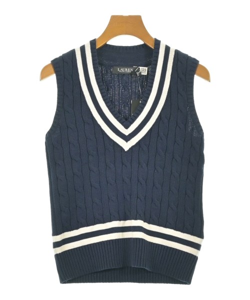 LAUREN Ralph Lauren(ローレンラルフローレン)ベスト 紺 サイズ:XS/2200655922094