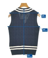 LAUREN Ralph Lauren（ローレンラルフローレン）ベスト 紺 サイズ:XS レディース/2200655922094