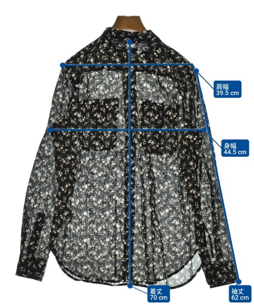 LAUREN Ralph Lauren（ローレンラルフローレン）カジュアルシャツ 黒 サイズ:M レディース/2200716109013