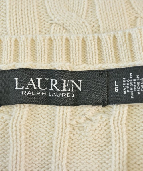 LAUREN Ralph Lauren（ローレンラルフローレン）カーディガン 白 サイズ:L レディース/2200712947381