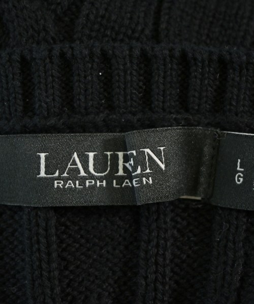 LAUREN Ralph Lauren（ローレンラルフローレン）ニット・セーター 黒 サイズ:L レディース/2200712947398