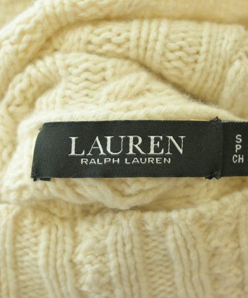 LAUREN Ralph Lauren（ローレンラルフローレン）ニット・セーター 白 サイズ:S レディース/2200714225098