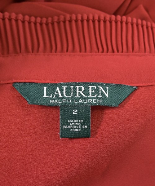 LAUREN Ralph Lauren（ローレンラルフローレン）ワンピース 赤 サイズ:2(S位) レディース/2200652766110