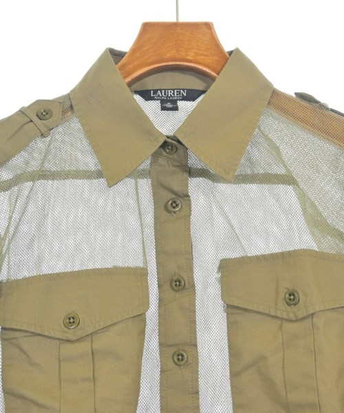LAUREN Ralph Lauren（ローレンラルフローレン）カジュアルシャツ カーキ サイズ:M レディース/2200697565150