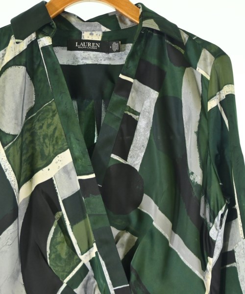 LAUREN Ralph Lauren（ローレンラルフローレン）ワンピース 緑 サイズ:4(XL位) レディース/2200702824135