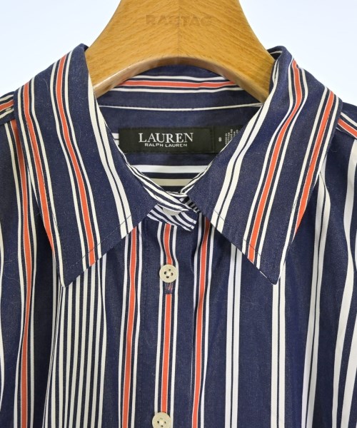 LAUREN Ralph Lauren（ローレンラルフローレン）シャツワンピース 紺 サイズ:8(M位) レディース/2200702824142