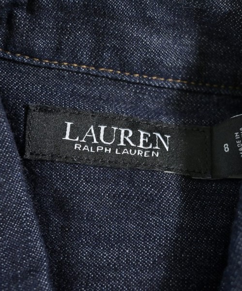 LAUREN Ralph Lauren（ローレンラルフローレン）シャツワンピース 紺 サイズ:8(M位) レディース/2200702824159