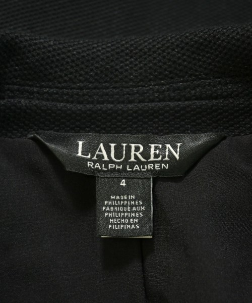 LAUREN Ralph Lauren（ローレンラルフローレン）ジャケット 黒 サイズ:4(XL位) レディース/2200708224144