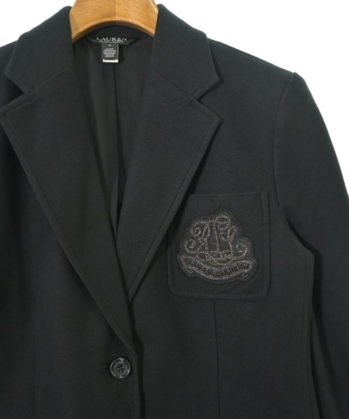 LAUREN Ralph Lauren（ローレンラルフローレン）ジャケット 黒 サイズ:4(XL位) レディース/2200708224144