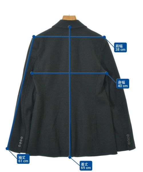 LAUREN Ralph Lauren（ローレンラルフローレン）ジャケット 黒 サイズ:4(XL位) レディース/2200708224144
