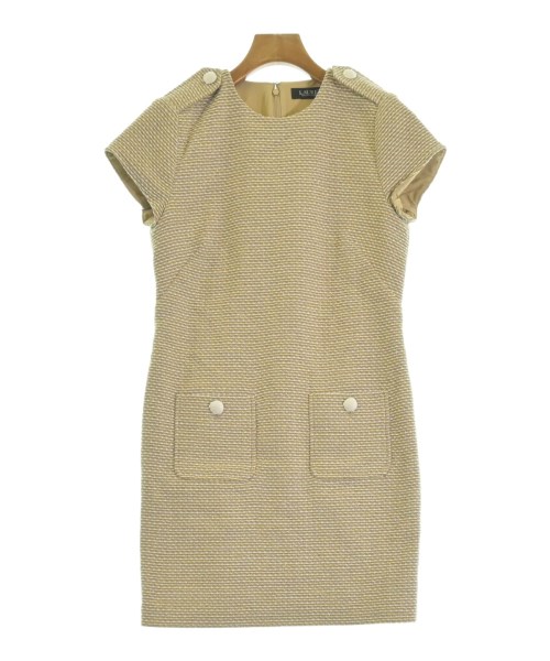 LAUREN Ralph Lauren(ローレンラルフローレン)ワンピース ベージュ サイズ:0(XS位)/2200663892105