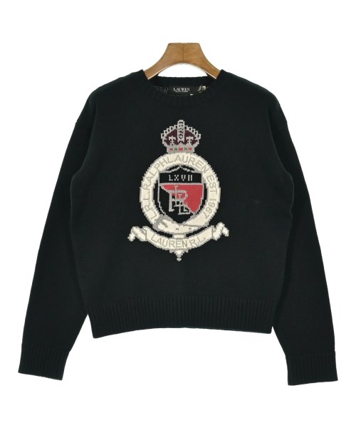 LAUREN Ralph Lauren(ローレンラルフローレン)ニット・セーター 黒 サイズ:M/2200665640292
