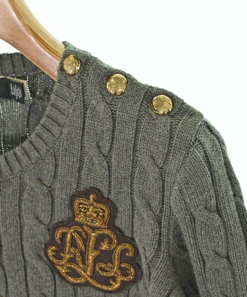LAUREN Ralph Lauren（ローレンラルフローレン）ニット・セーター グレー サイズ:S レディース/2200665640322