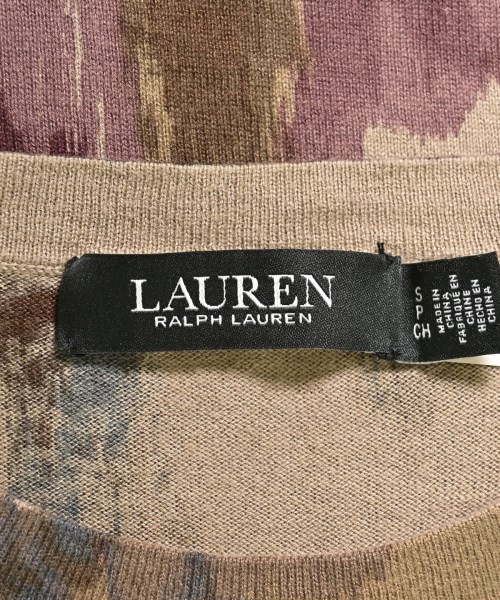 LAUREN Ralph Lauren（ローレンラルフローレン）ニット・セーター ベージュ サイズ:S レディース/2200665640346