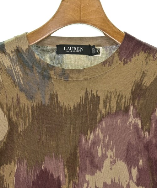 LAUREN Ralph Lauren（ローレンラルフローレン）ニット・セーター ベージュ サイズ:S レディース/2200665640346