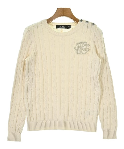 LAUREN Ralph Lauren(ローレンラルフローレン)ニット・セーター 白 サイズ:XS/2200668355070