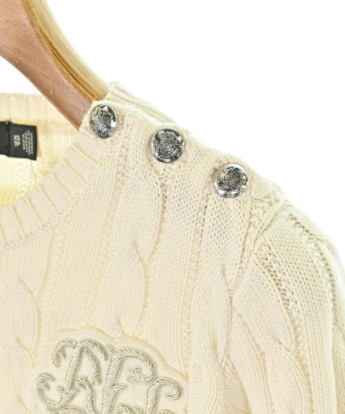 LAUREN Ralph Lauren（ローレンラルフローレン）ニット・セーター 白 サイズ:XS レディース/2200668355070