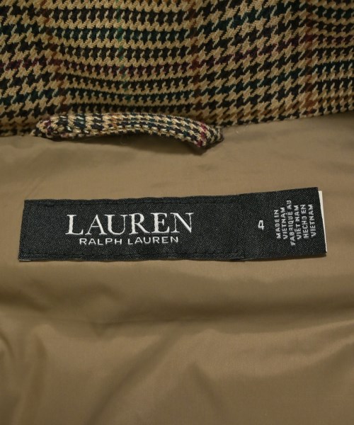 LAUREN Ralph Lauren（ローレンラルフローレン）ダウンジャケット/ダウンベスト ベージュ サイズ:4(XL位) レディース/2200668161022