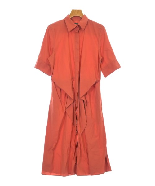 LAUREN Ralph Lauren(ローレンラルフローレン)シャツワンピース オレンジ サイズ:4(XL位)/2200663724079