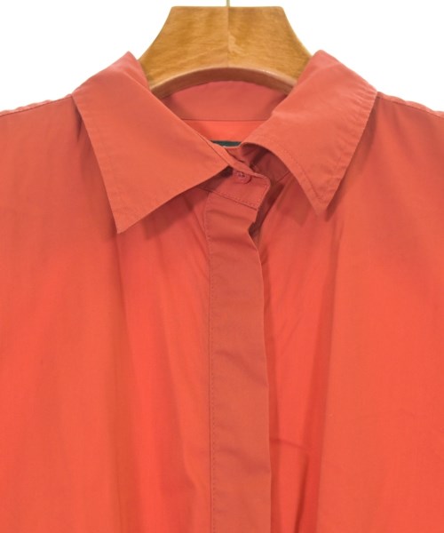 LAUREN Ralph Lauren（ローレンラルフローレン）シャツワンピース オレンジ サイズ:4(XL位) レディース/2200663724079