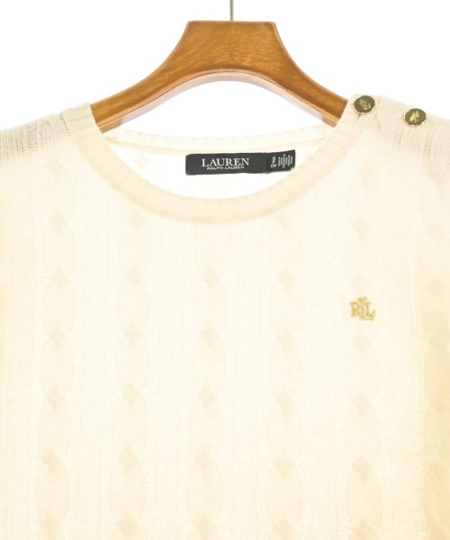 LAUREN Ralph Lauren（ローレンラルフローレン）ニット・セーター 白 サイズ:SP レディース/2200726421020