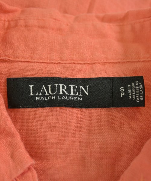 LAUREN Ralph Lauren（ローレンラルフローレン）カジュアルシャツ オレンジ サイズ:S レディース/2200735015029