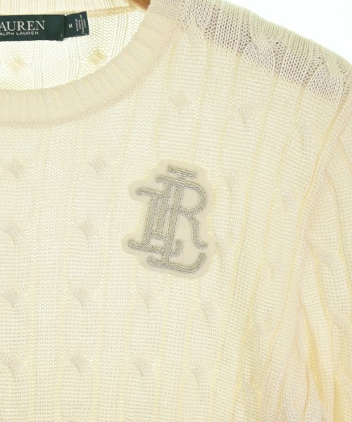 LAUREN Ralph Lauren（ローレンラルフローレン）ニット・セーター 白 サイズ:M レディース/2200717226061