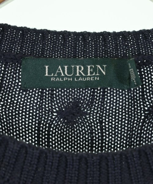 LAUREN Ralph Lauren（ローレンラルフローレン）ニット・セーター 紺 サイズ:M レディース/2200717226078