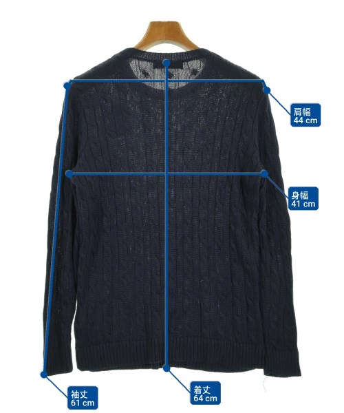 LAUREN Ralph Lauren（ローレンラルフローレン）ニット・セーター 紺 サイズ:M レディース/2200717226078
