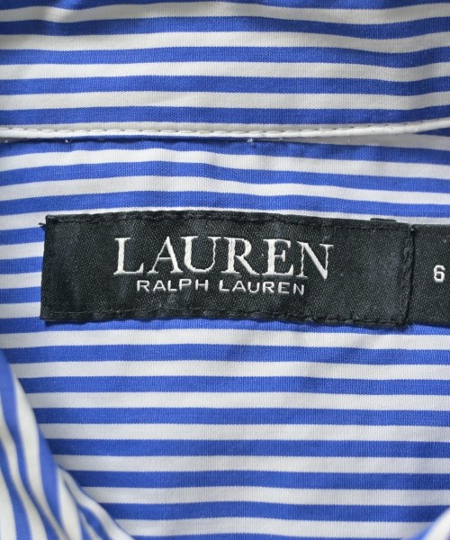 LAUREN Ralph Lauren（ローレンラルフローレン）シャツワンピース 青 サイズ:6(XS位) レディース/2200722269022