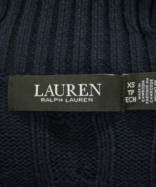 LAUREN Ralph Lauren（ローレンラルフローレン）ニット・セーター 紺 サイズ:XS レディース/2200721280011