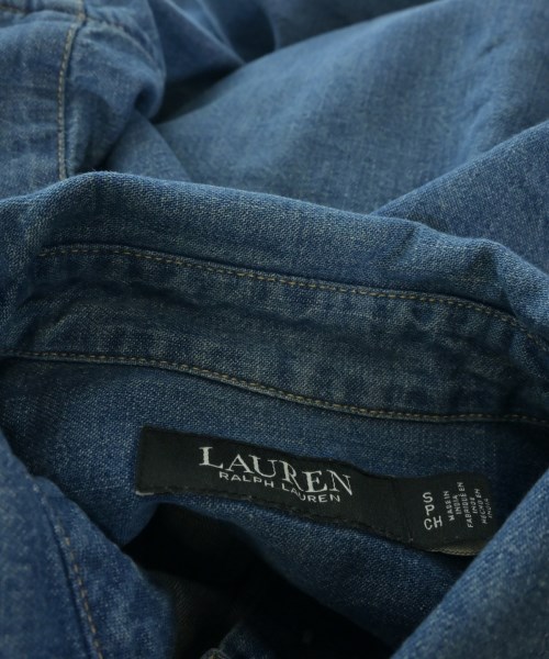 LAUREN Ralph Lauren（ローレンラルフローレン）カジュアルシャツ 青 サイズ:S レディース/2200721241098