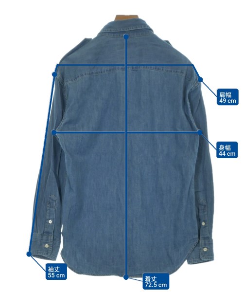 LAUREN Ralph Lauren（ローレンラルフローレン）カジュアルシャツ 青 サイズ:S レディース/2200721241098