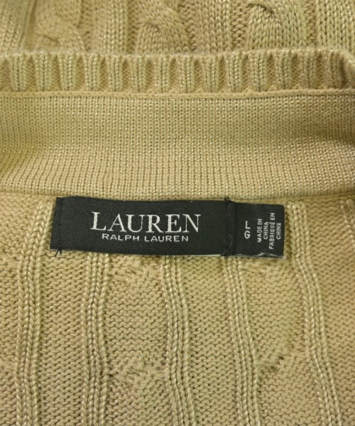 LAUREN Ralph Lauren（ローレンラルフローレン）ニット・セーター ベージュ サイズ:L レディース/2200725858049